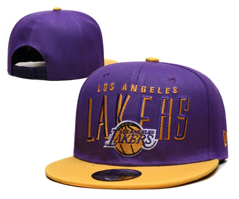 2023 NBA Los Angeles Lakers Hat YS20231225->nba hats->Sports Caps